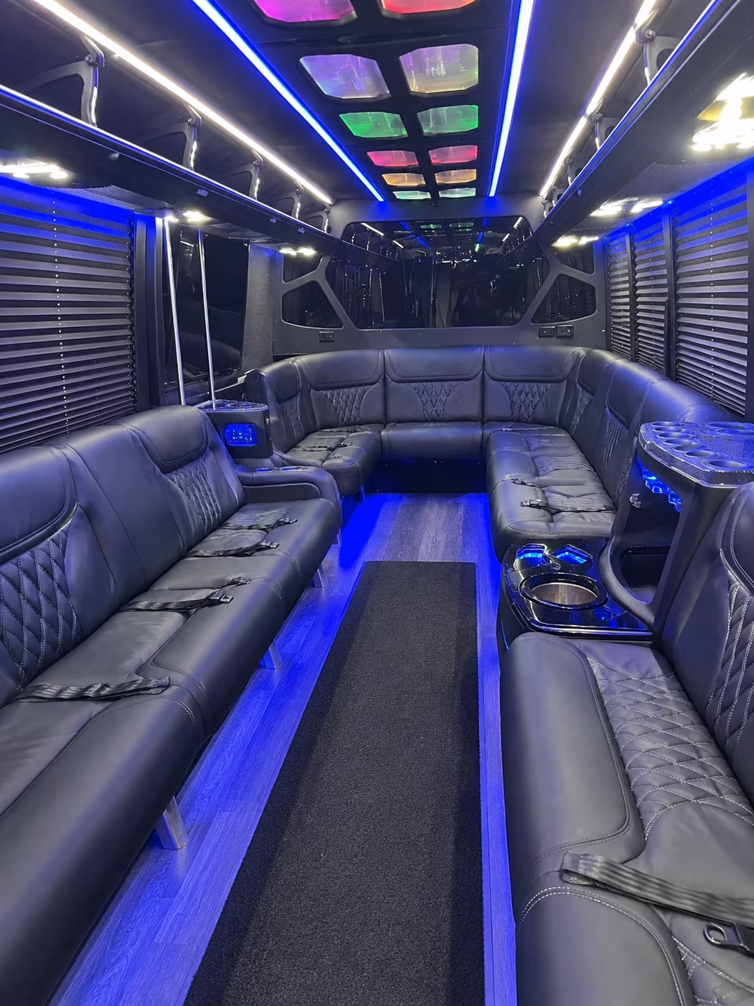 Passenger watching the Davie scenery during a regional party bus road trip