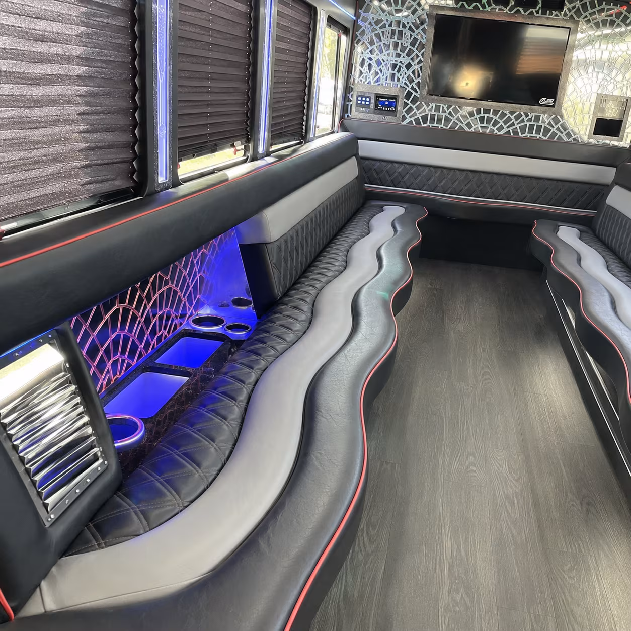 Davie Bachelor & Bachelorette Transportation party bus exterior