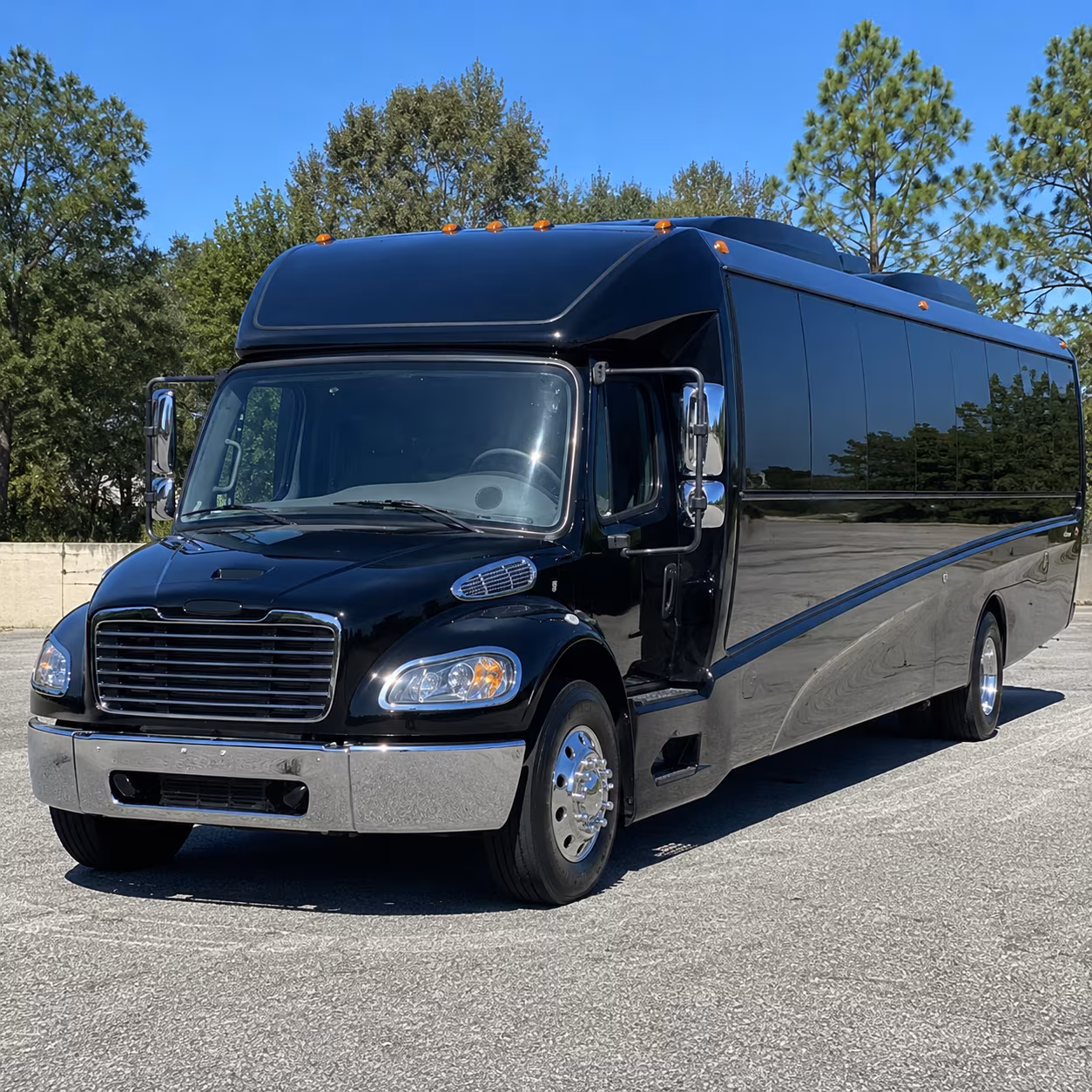Davie Corporate Transportation party bus exterior