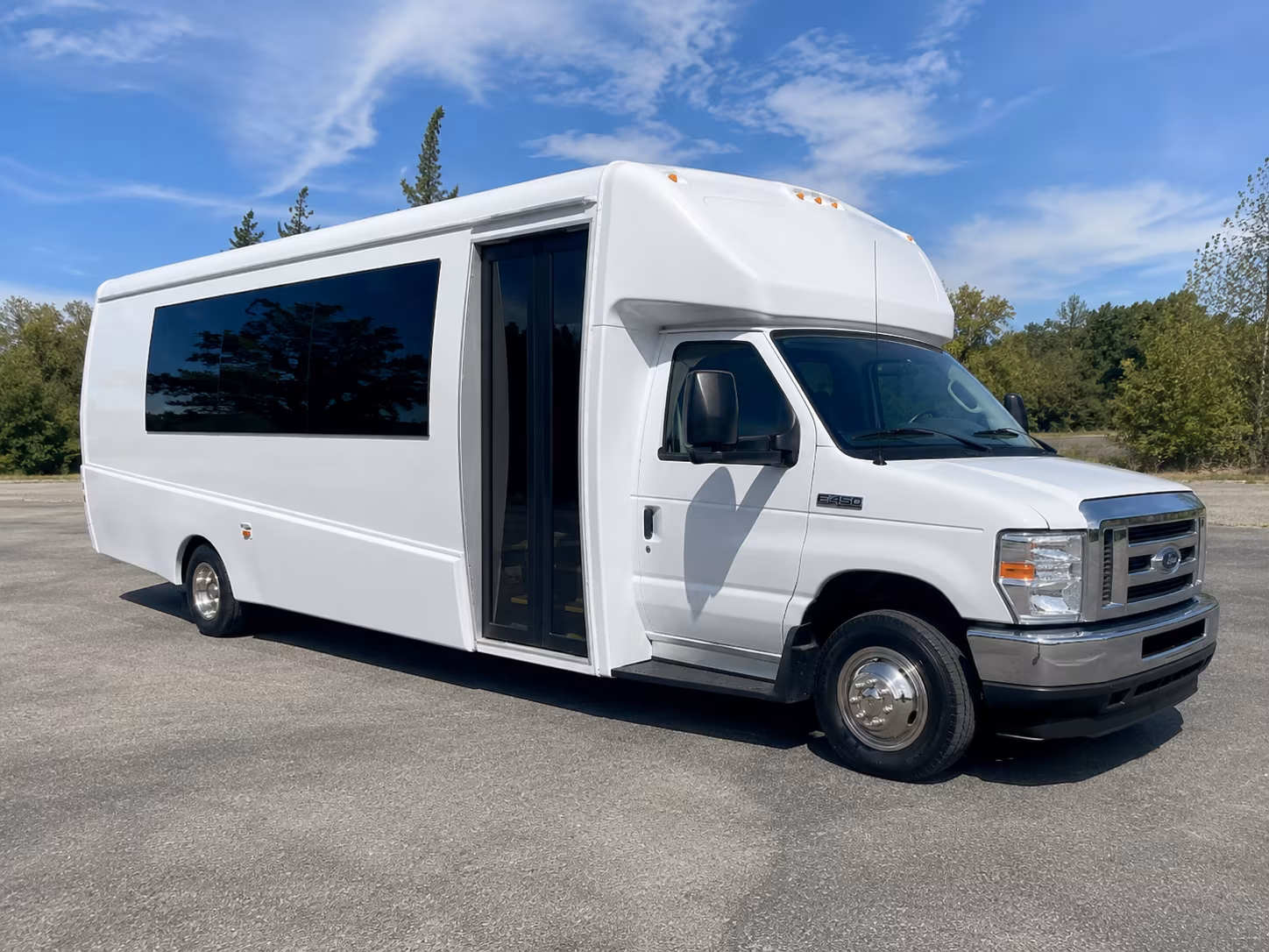 Davie Private Event Transportation party bus interior