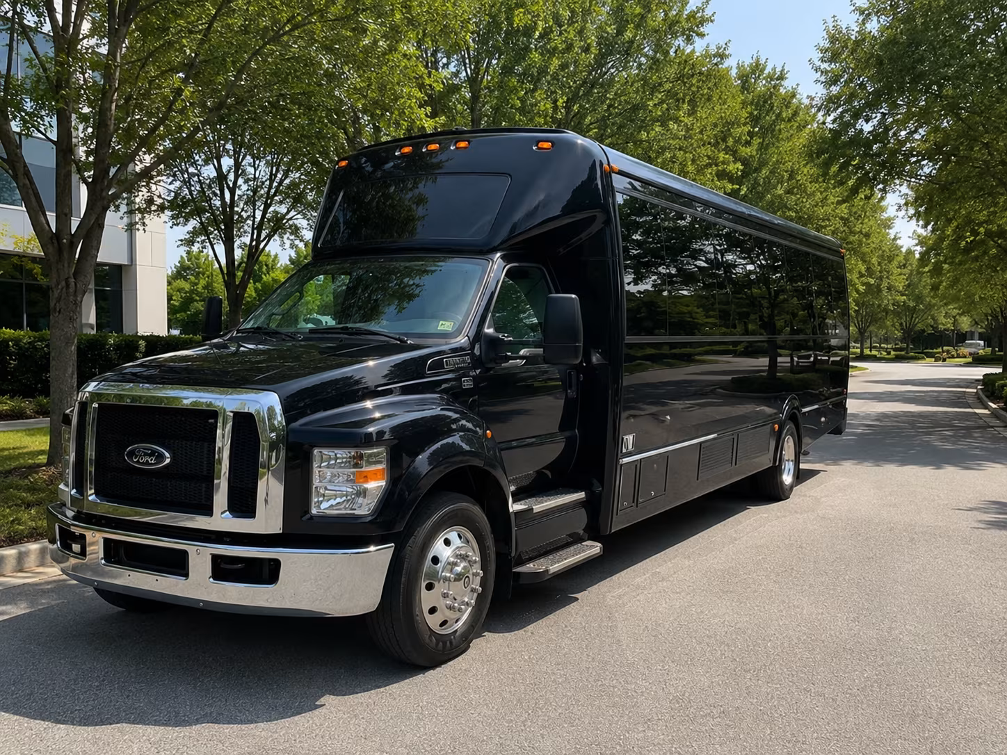 Davie Prom & Homecoming Transportation party bus exterior