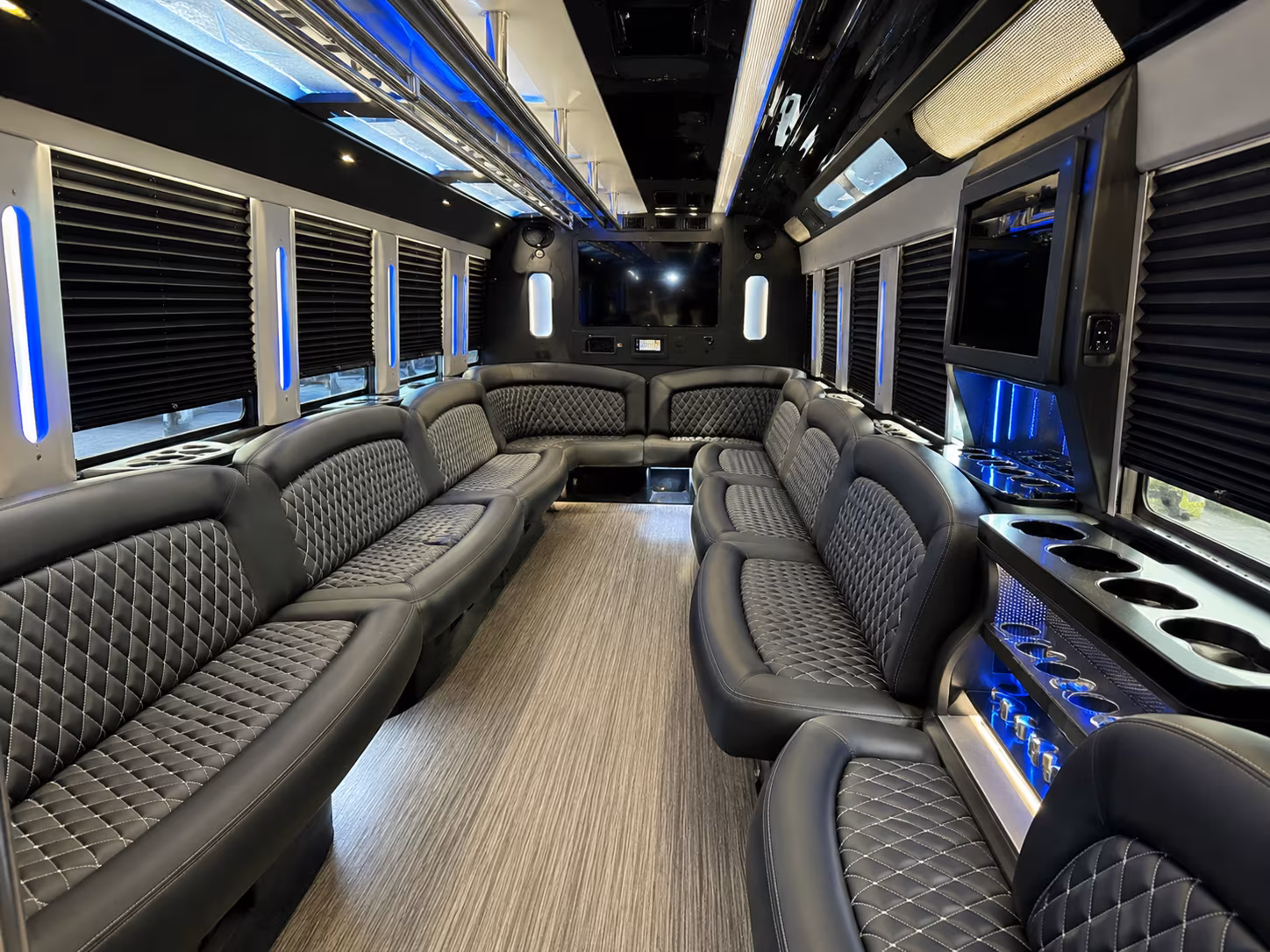 Davie Sporting Event Transportation party bus exterior