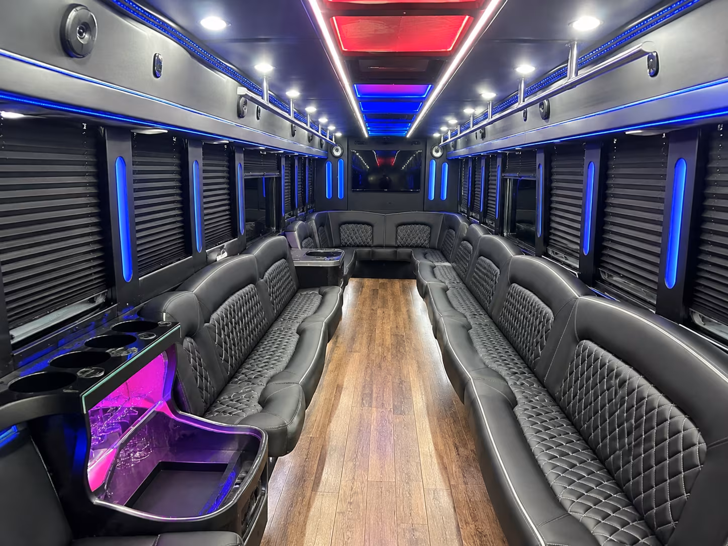 Davie Sporting Event Transportation party bus exterior