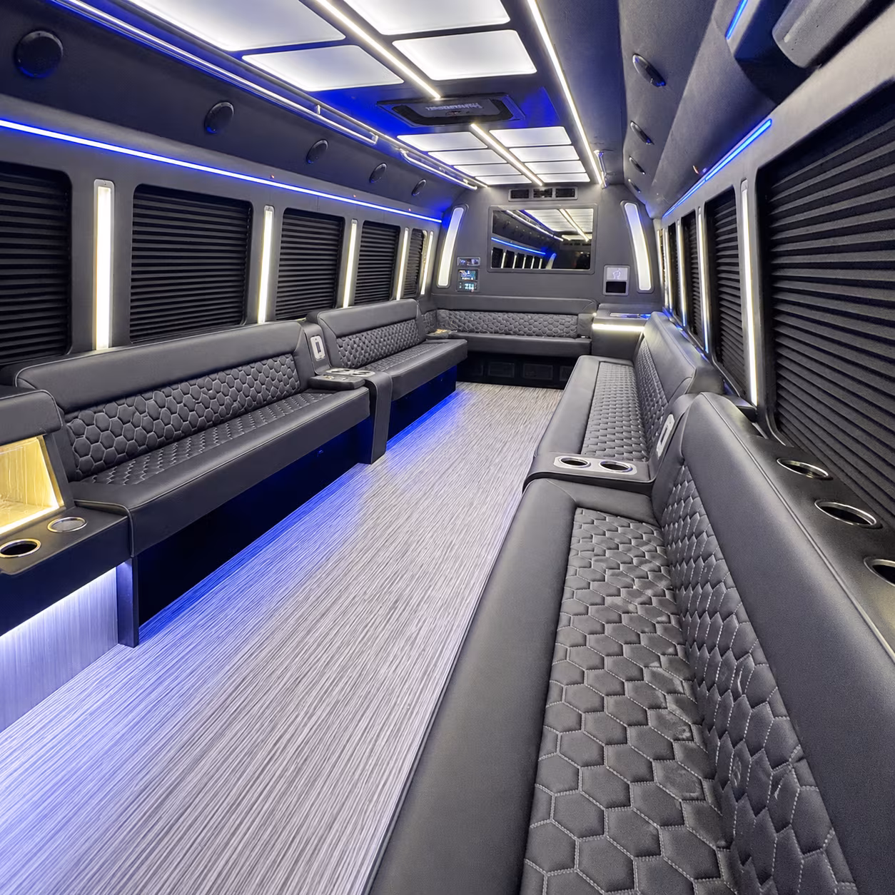 Davie Sporting Event Transportation onboard seating