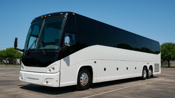 Exterior of Charter Bus Company Weston's 40 Passenger Party Bus in Weston