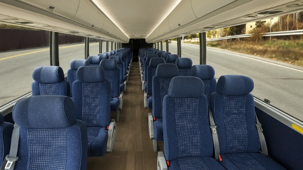 25 passenger minibus interior